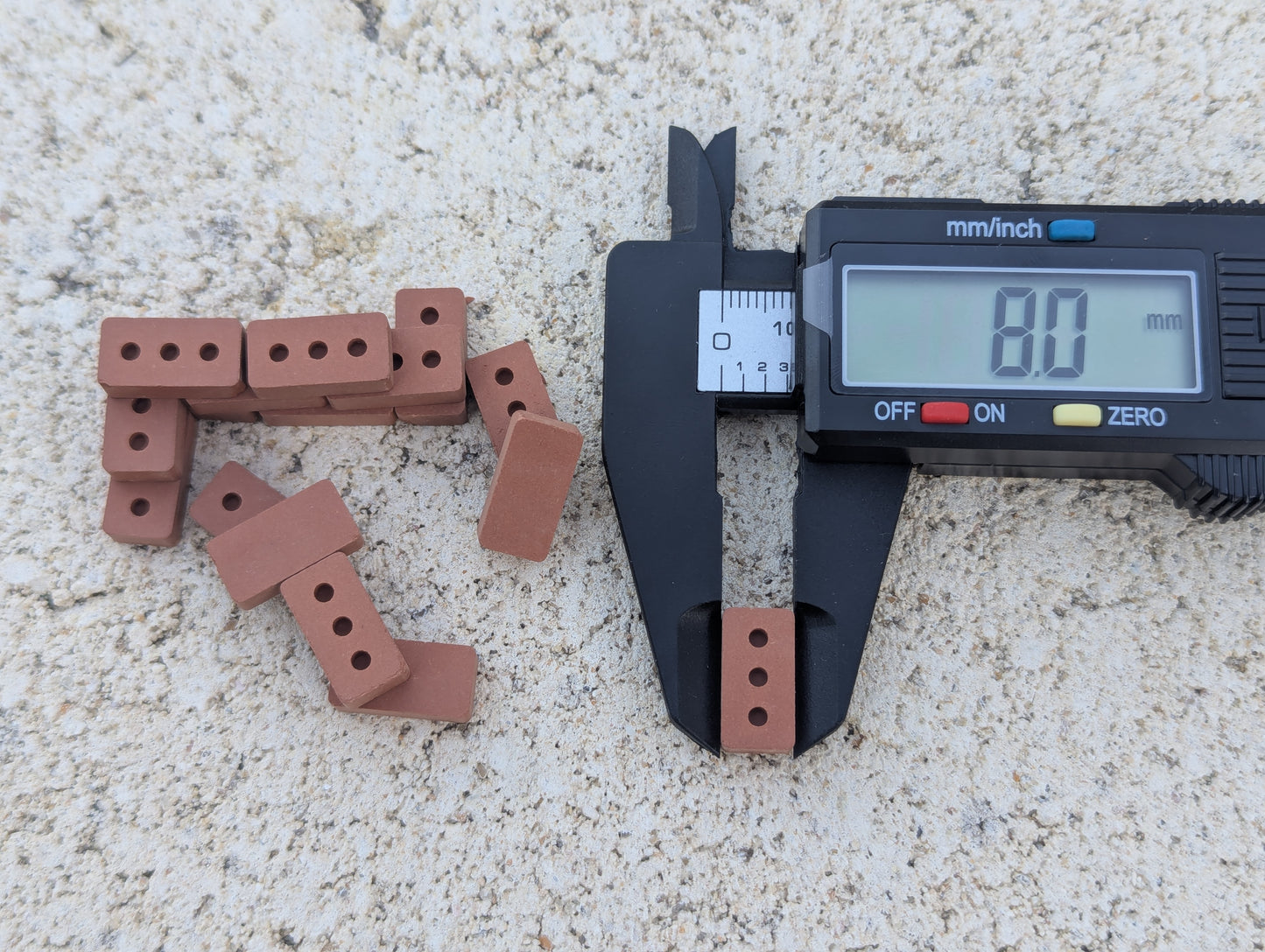 1:16 Scale Terracotta Bricks (50 Pack)