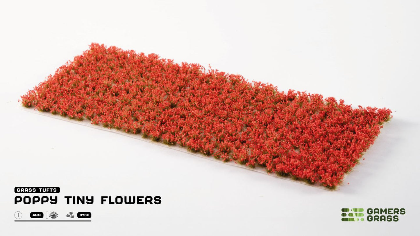 Gamers Grass - Poppy Tiny Flowers
