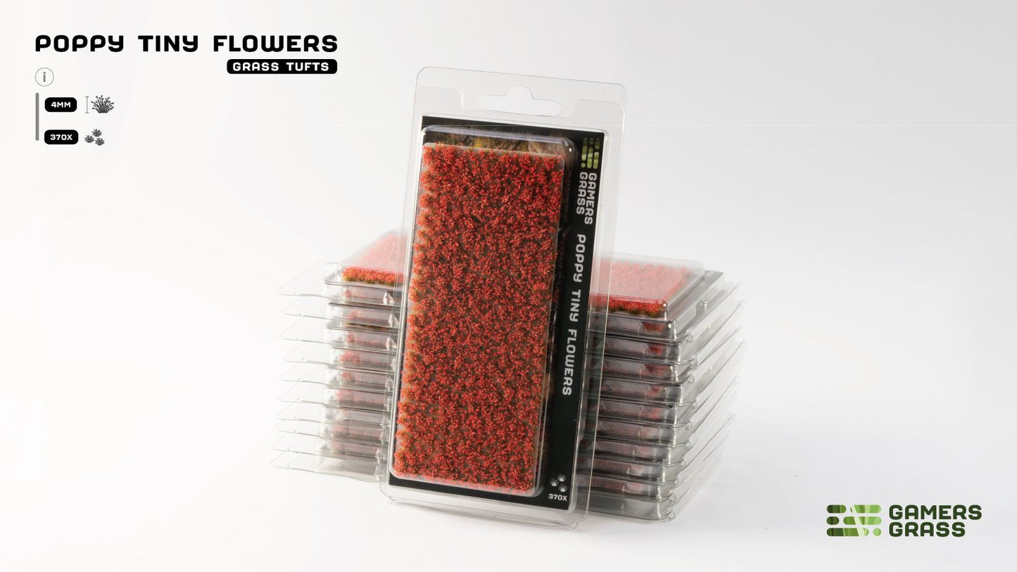 Gamers Grass - Poppy Tiny Flowers