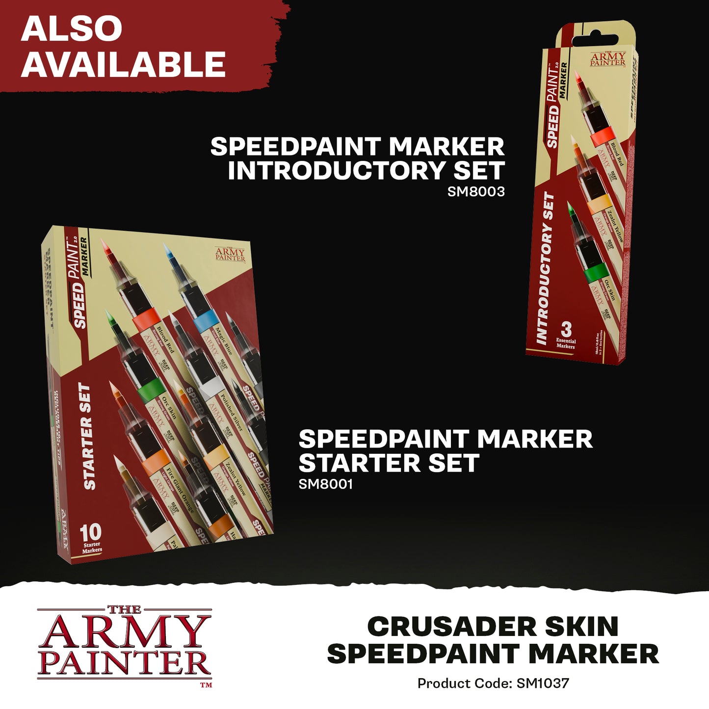 The Army Painter - SpeedPaint Markers - Crusader Skin
