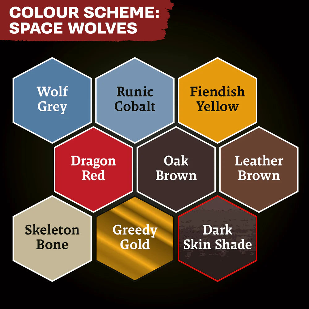 40k Space Wolves Paint Bundle