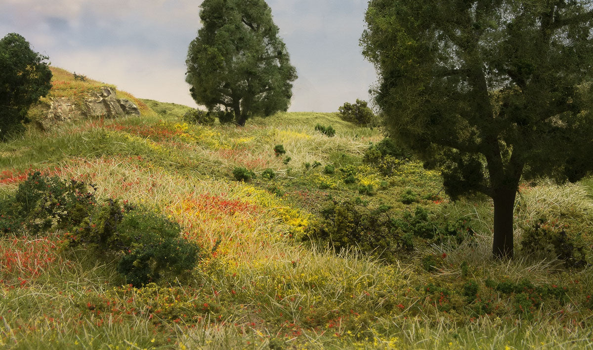 Woodland Scenics - Field System - Flowers in 4 Colours