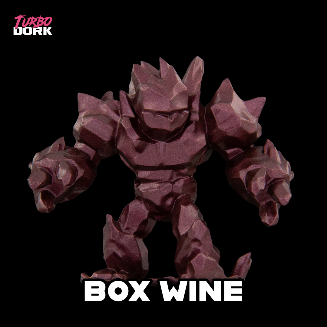 Turbo Dork - Box Wine - Metallic - Acrylic Paint 22ml Bottle