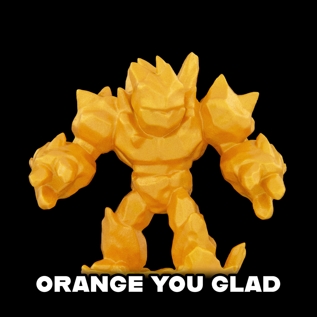 Turbo Dork - Orange You Glad - Metallic - Acrylic Paint 22ml Bottle