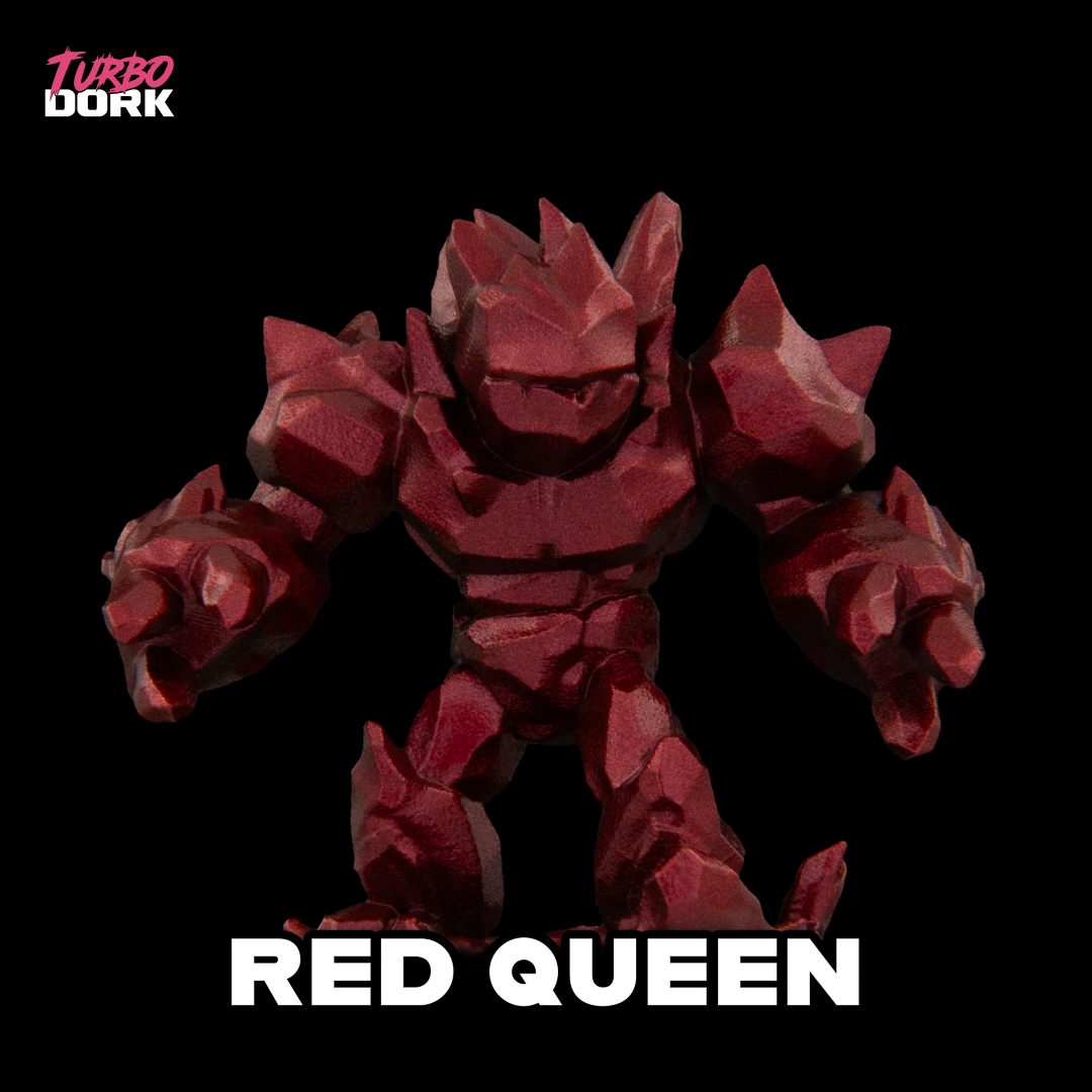 Turbo Dork - Red Queen - Metallic - Acrylic Paint 22ml Bottle