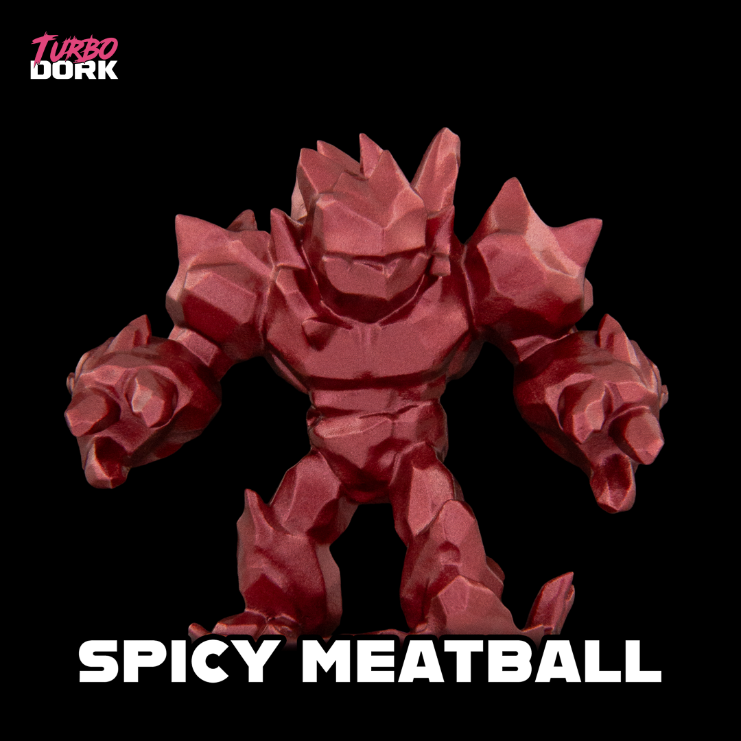 Turbo Dork - Spicy Meatball - Metallic - Acrylic Paint 22ml Bottle