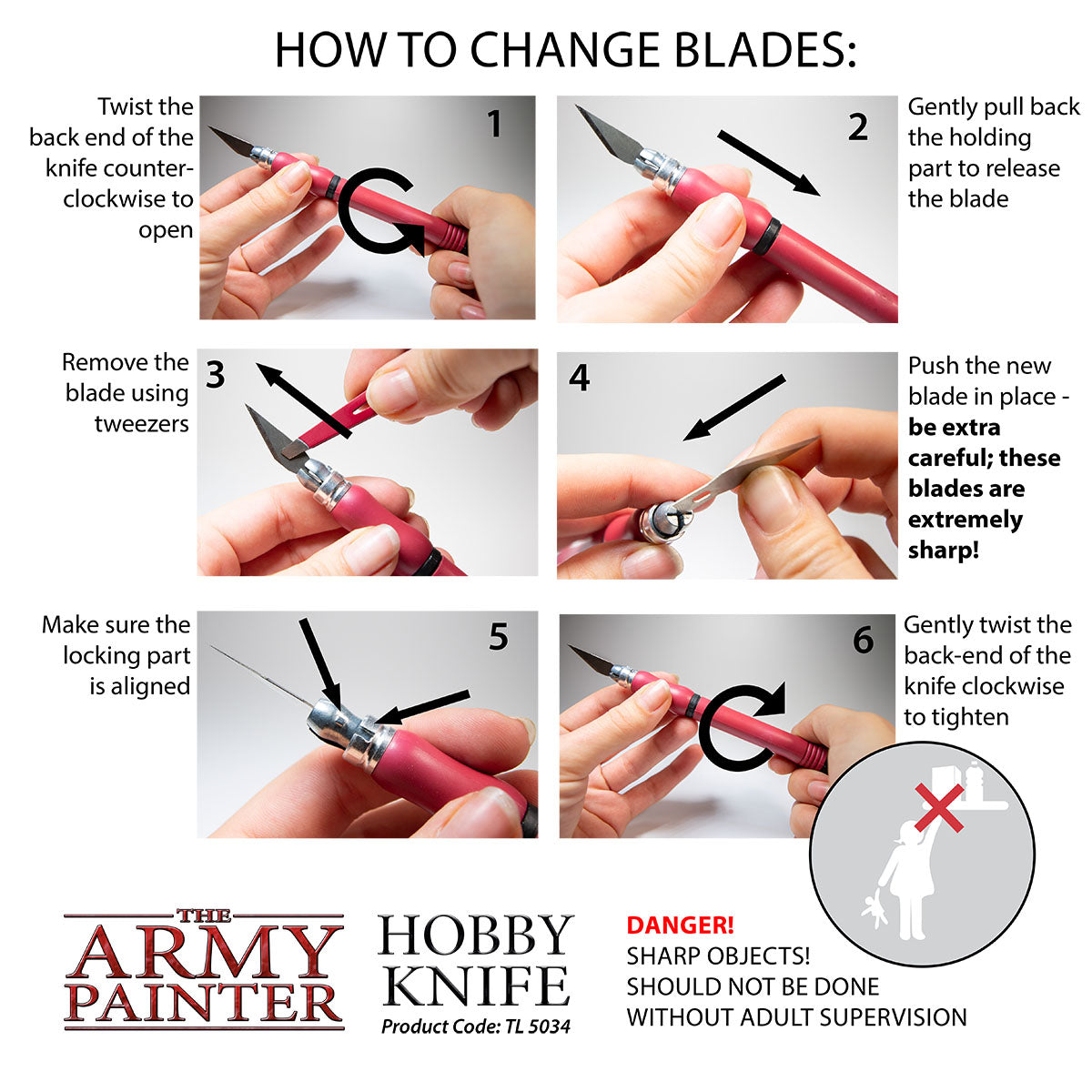 The Army Painter - Hobby Knife for Miniatures