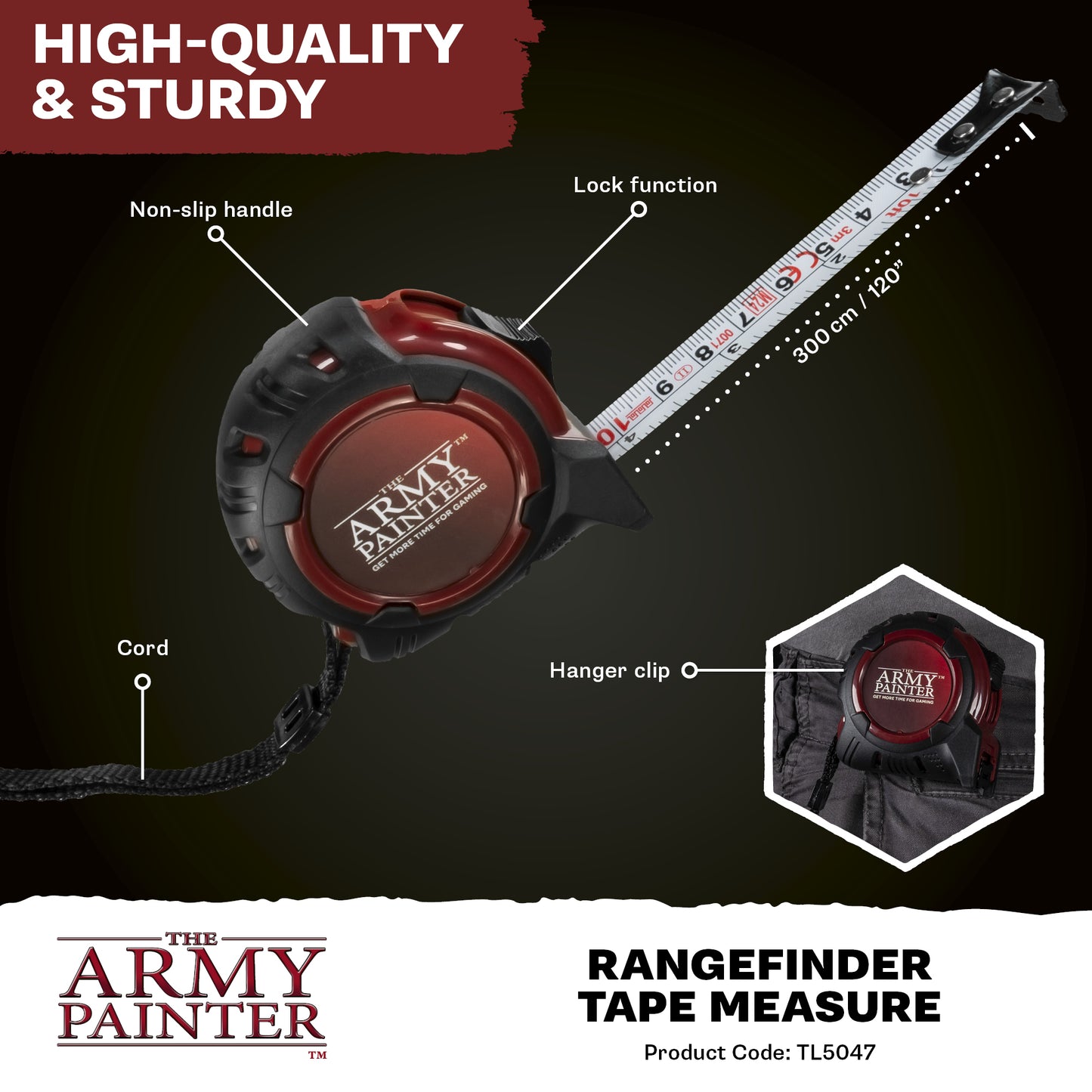 The Army Painter - Rangefinder Tape Measure