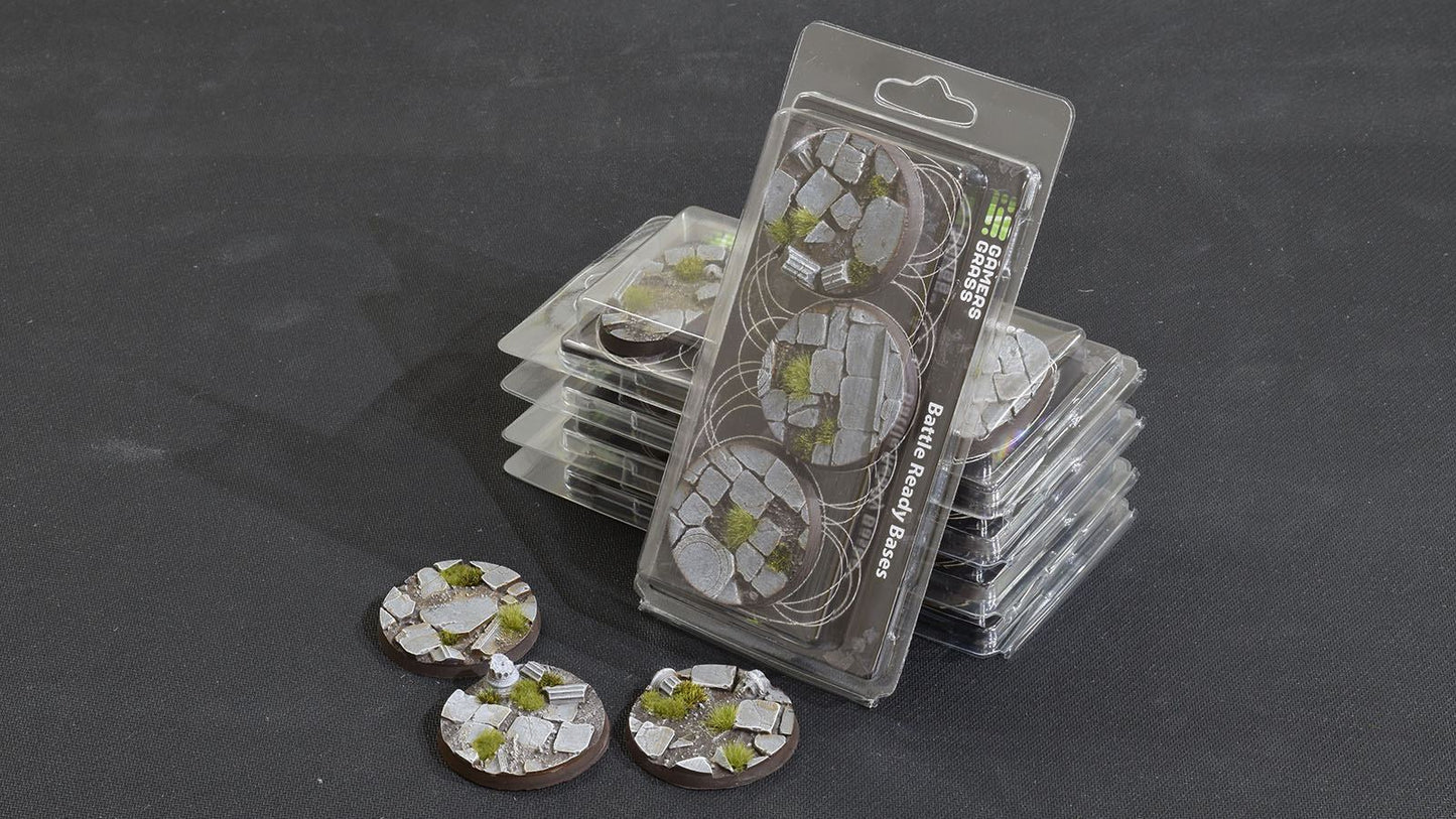 Gamers Grass - Battle Ready Bases - Temple - Round 50mm