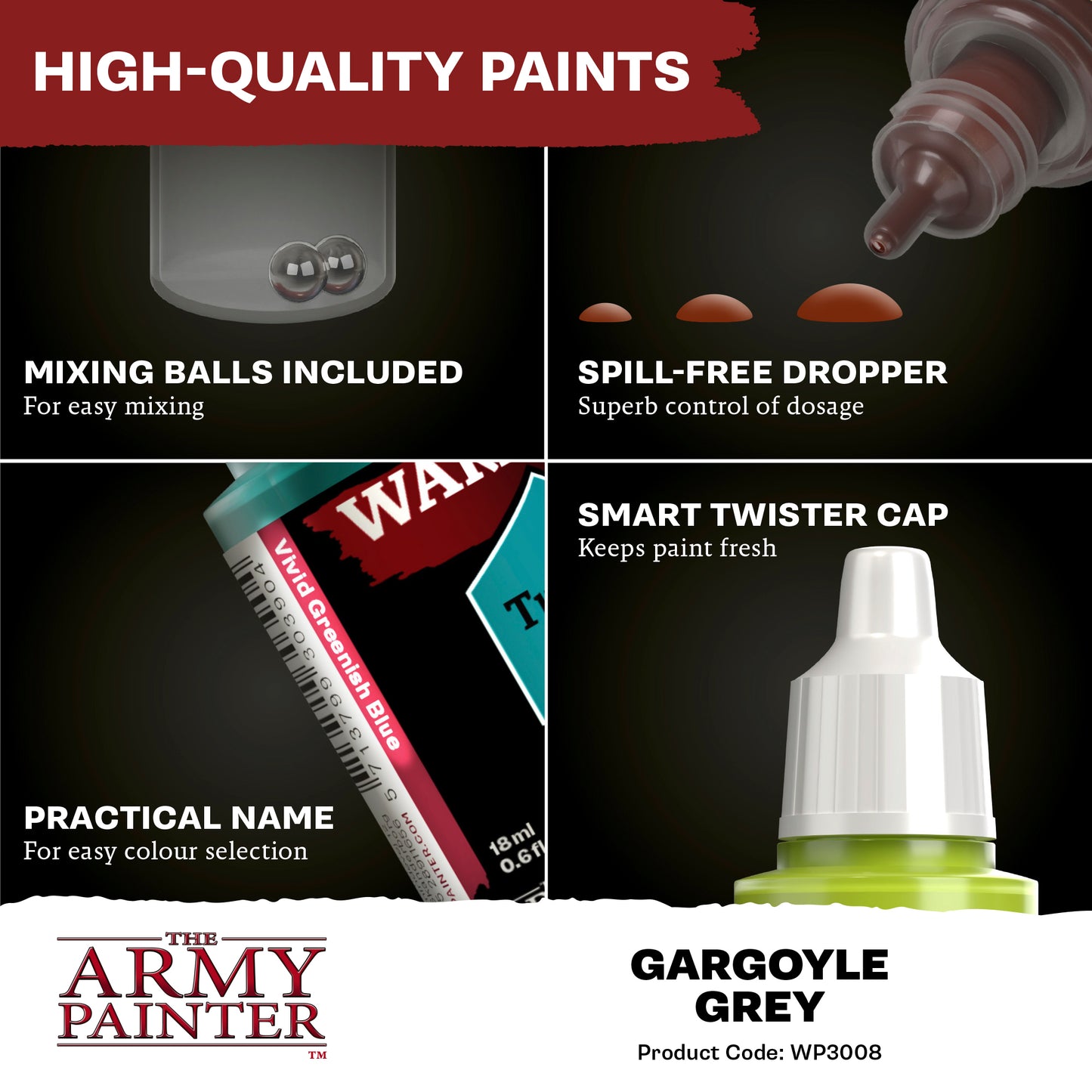 The Army Painter - Warpaints Fanatic - Gargoyle Grey