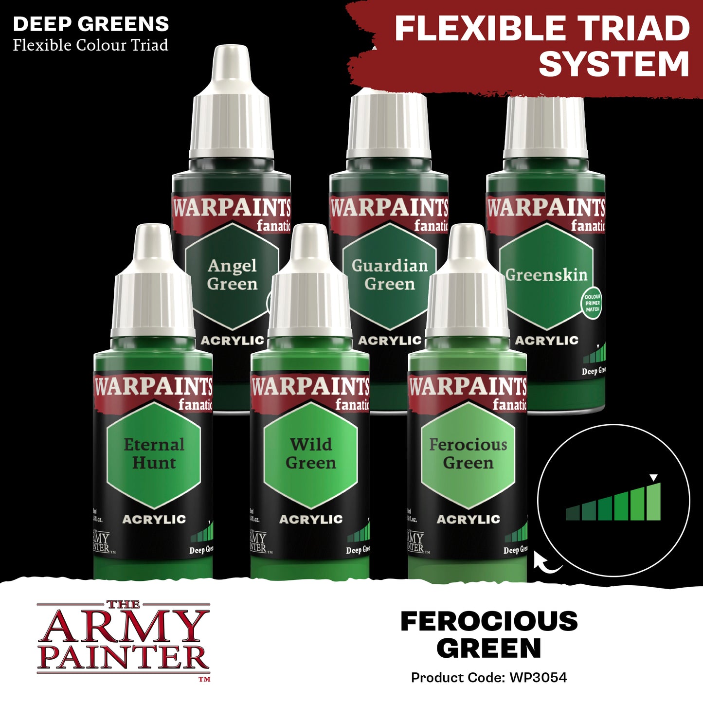 The Army Painter - Warpaints Fanatic - Ferocious Green
