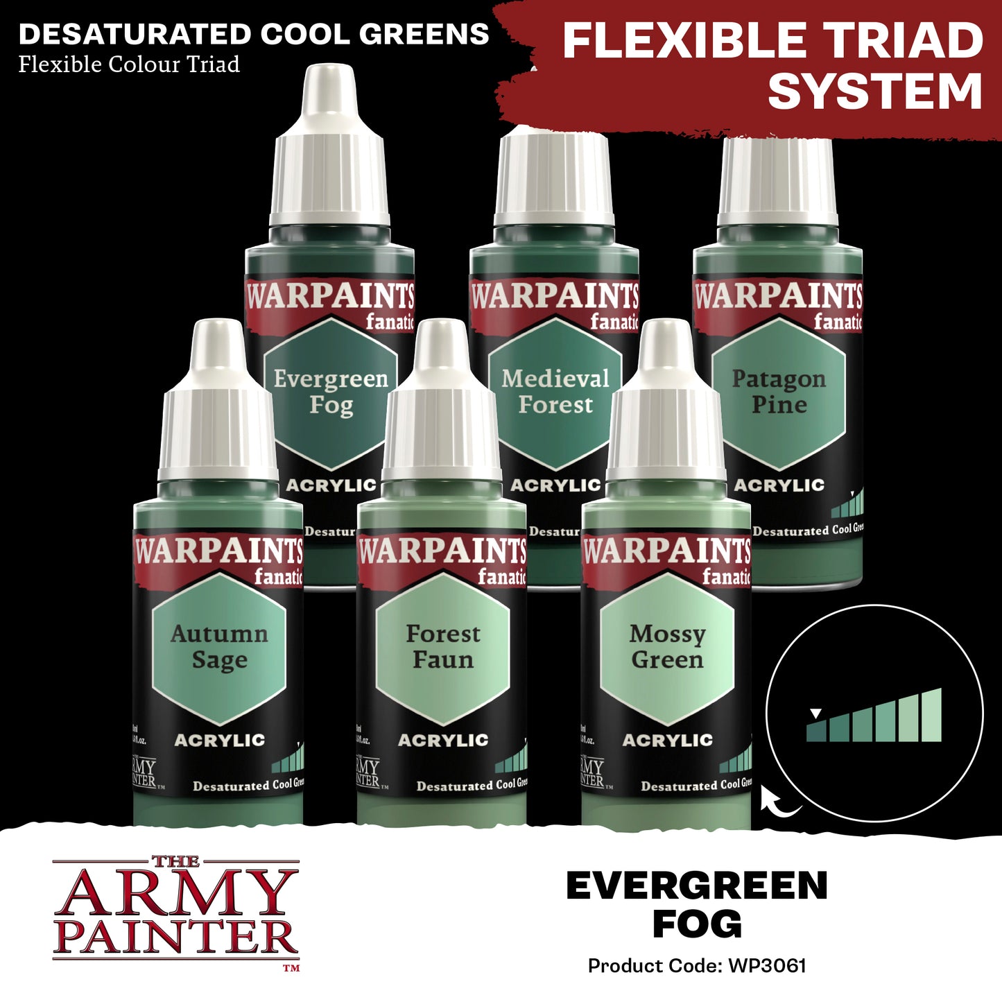 The Army Painter - Warpaints Fanatic - Evergreen Fog