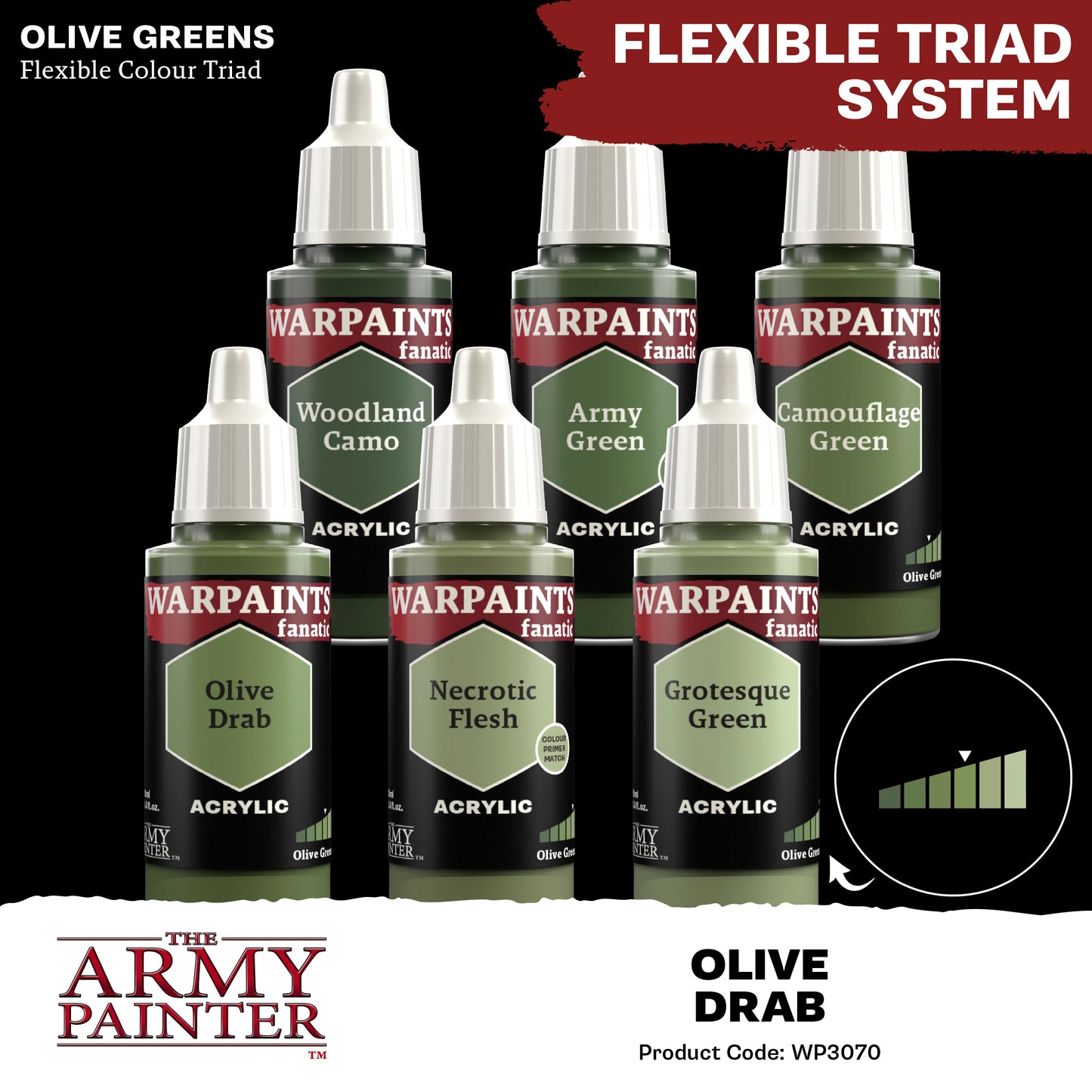 The Army Painter - Warpaints Fanatic - Olive Drab