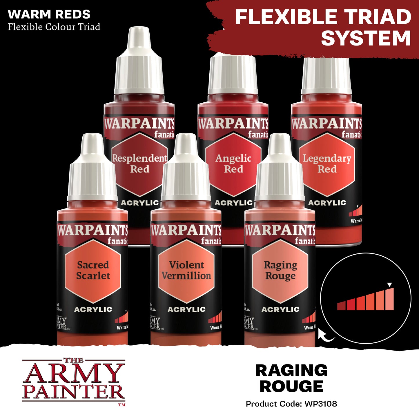 The Army Painter - Warpaints Fanatic - Raging Rouge