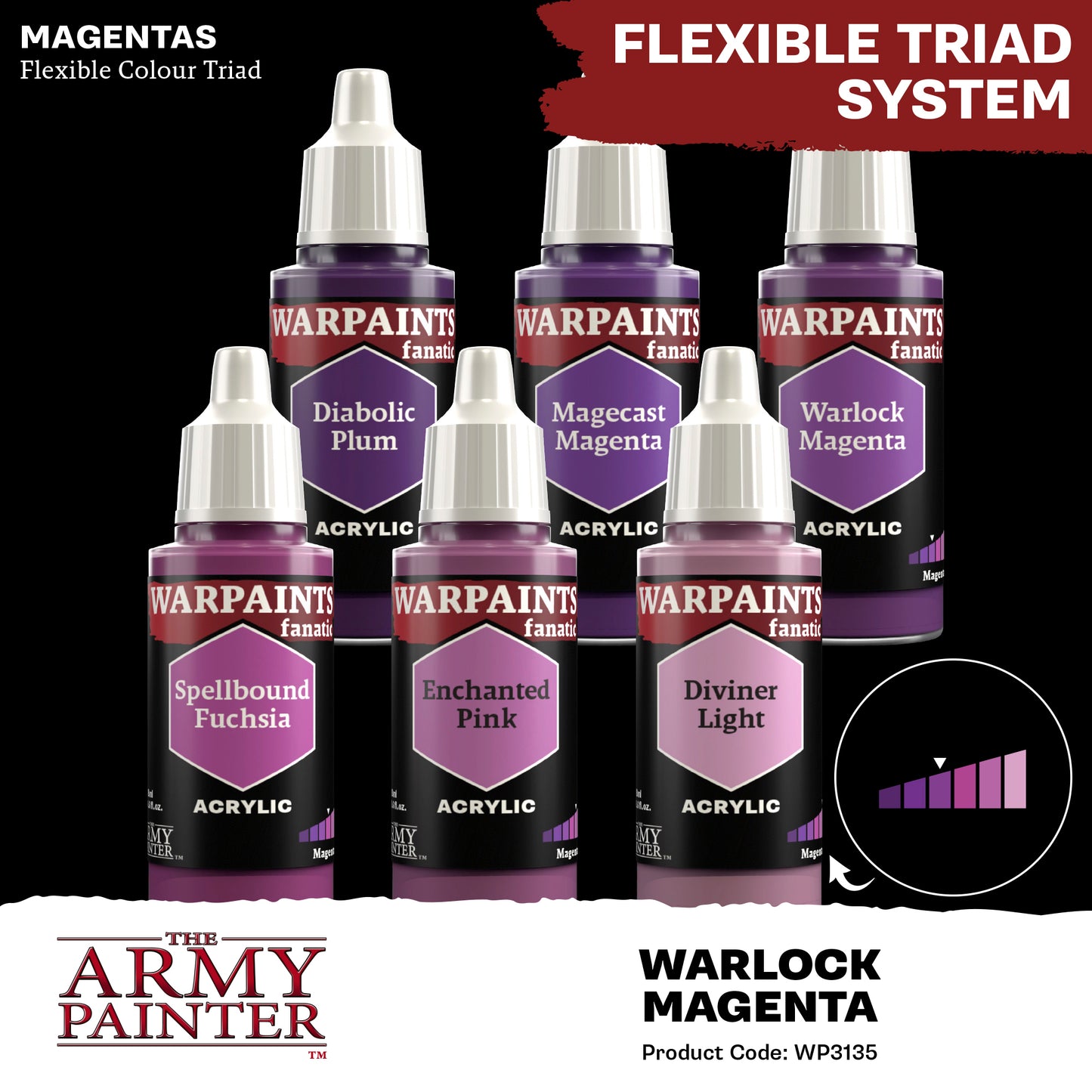 The Army Painter - Warpaints Fanatic - Warlock Magenta