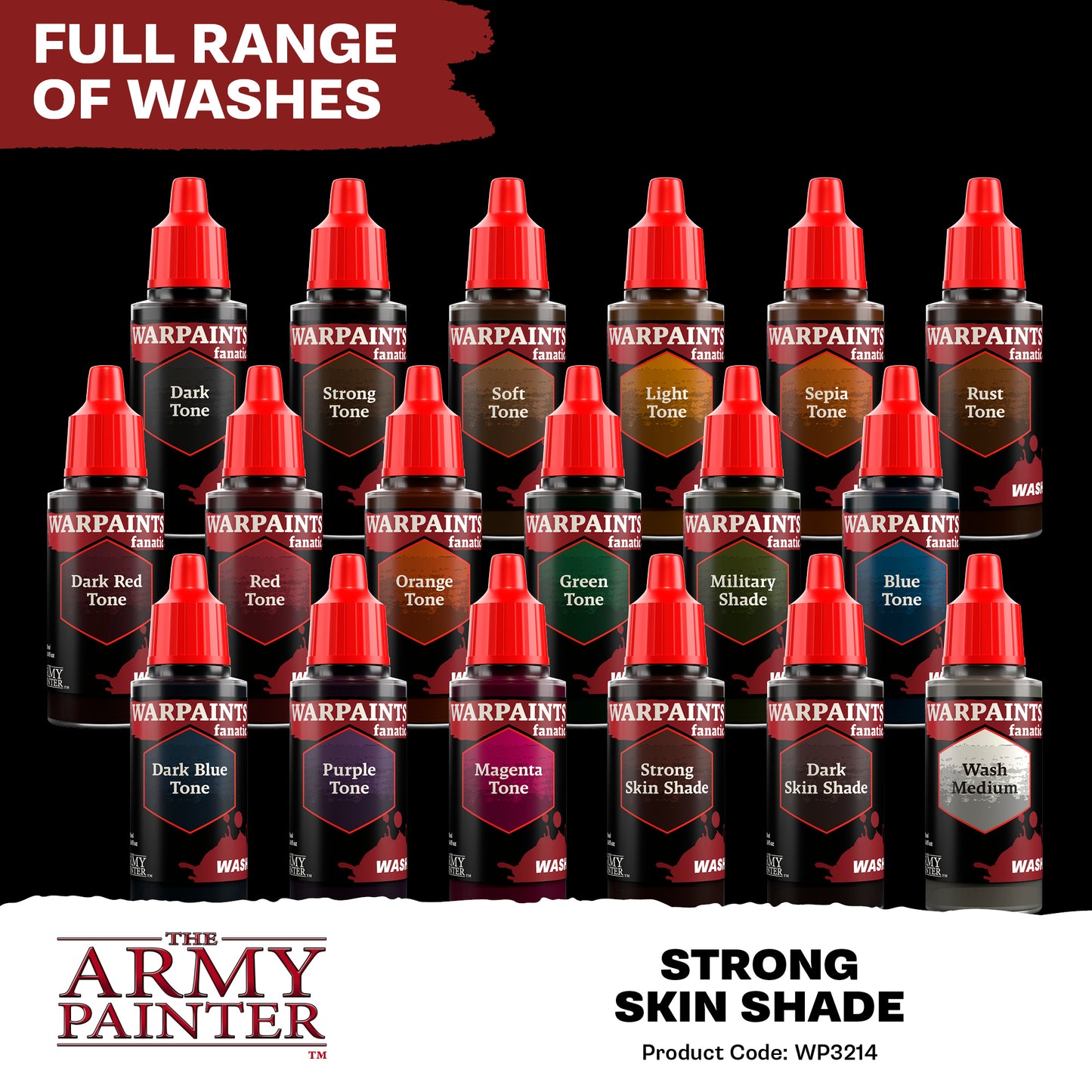 The Army Painter - Warpaints Fanatic - Washes - Strong Skin Shade