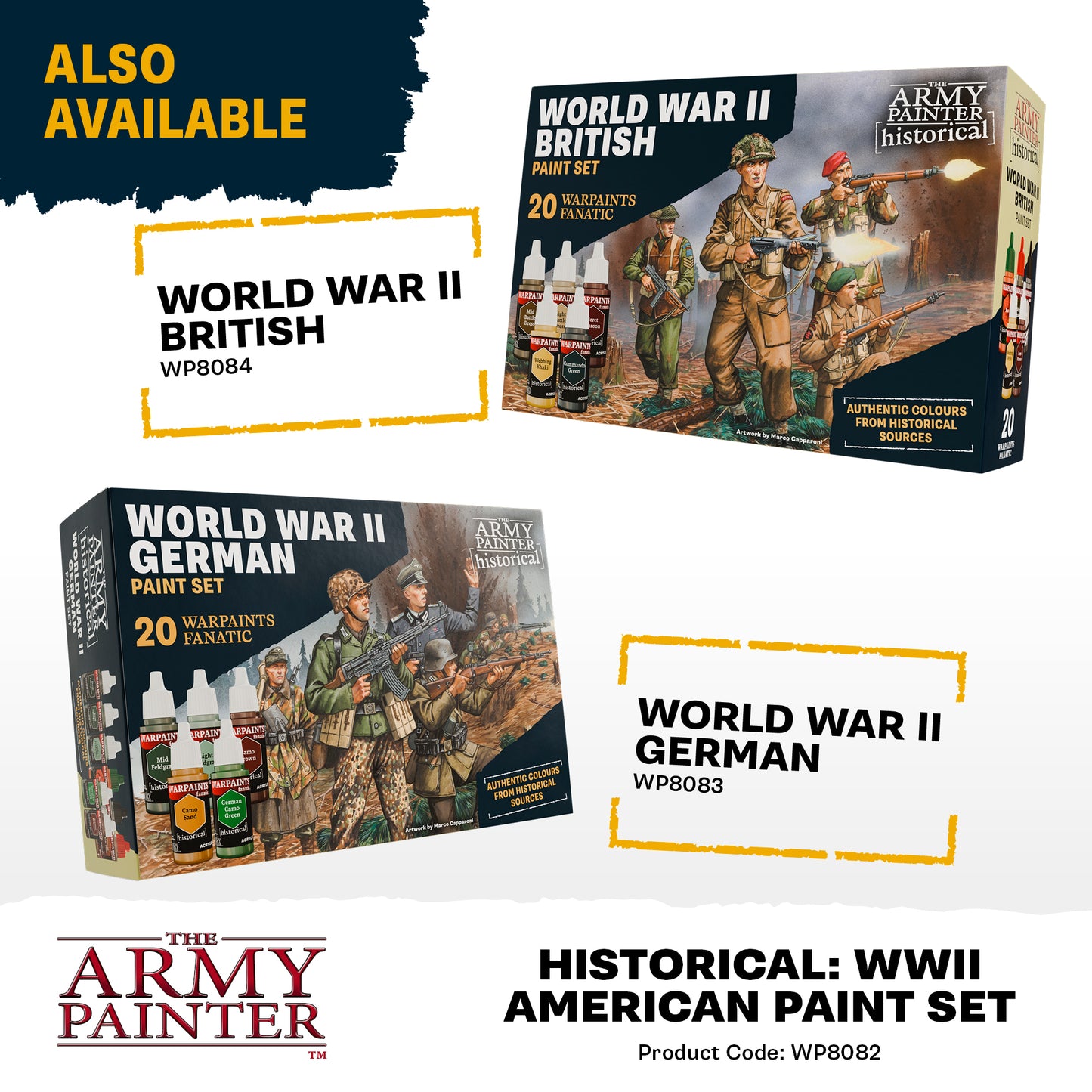 The Army Painter - Warpaints Fanatic - Historical: WWII American Combo