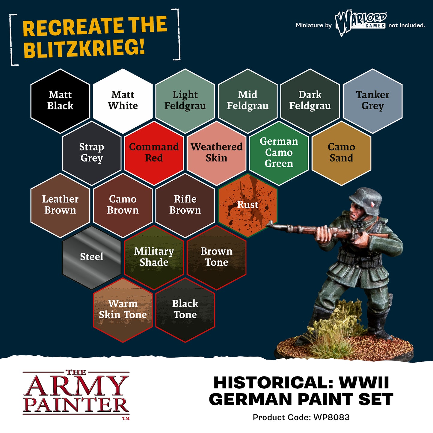 The Army Painter - Warpaints Fanatic - Historical: WWII German Combo