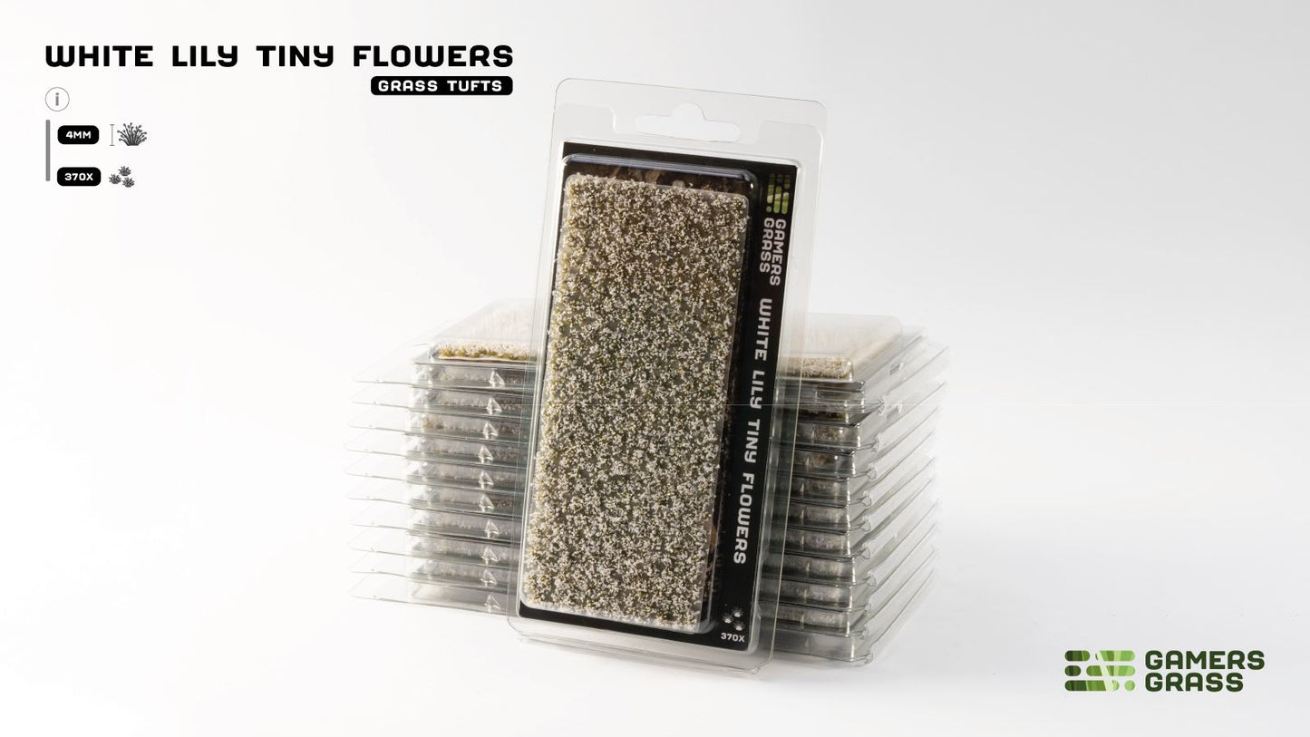 Gamers Grass - White Lily Tiny Flowers