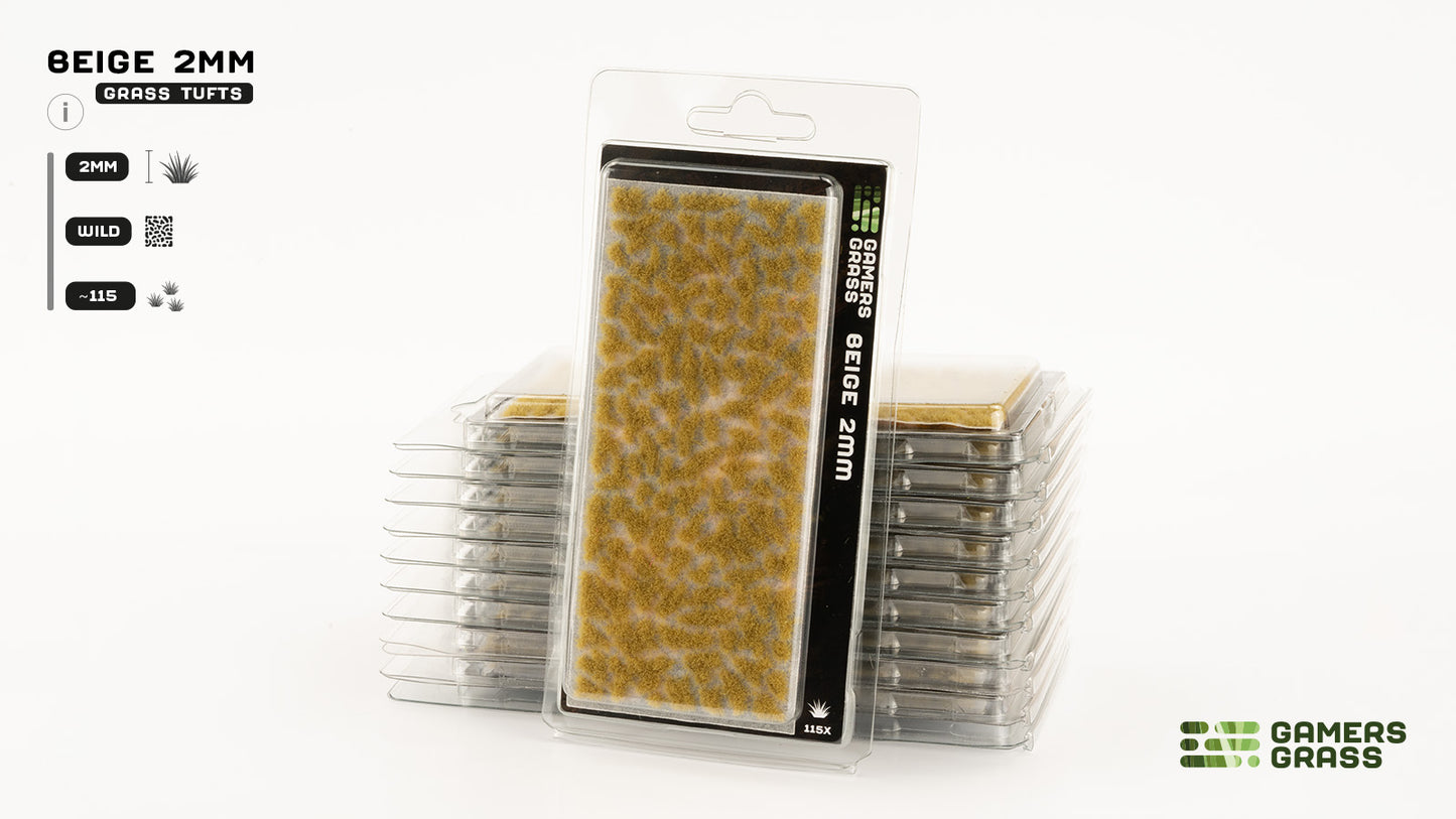 Gamers Grass - Beige Tufts 2mm