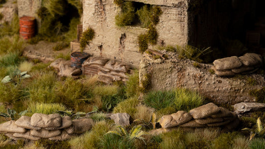 Gamers Grass - Basing Bits - Sandbag Barricades