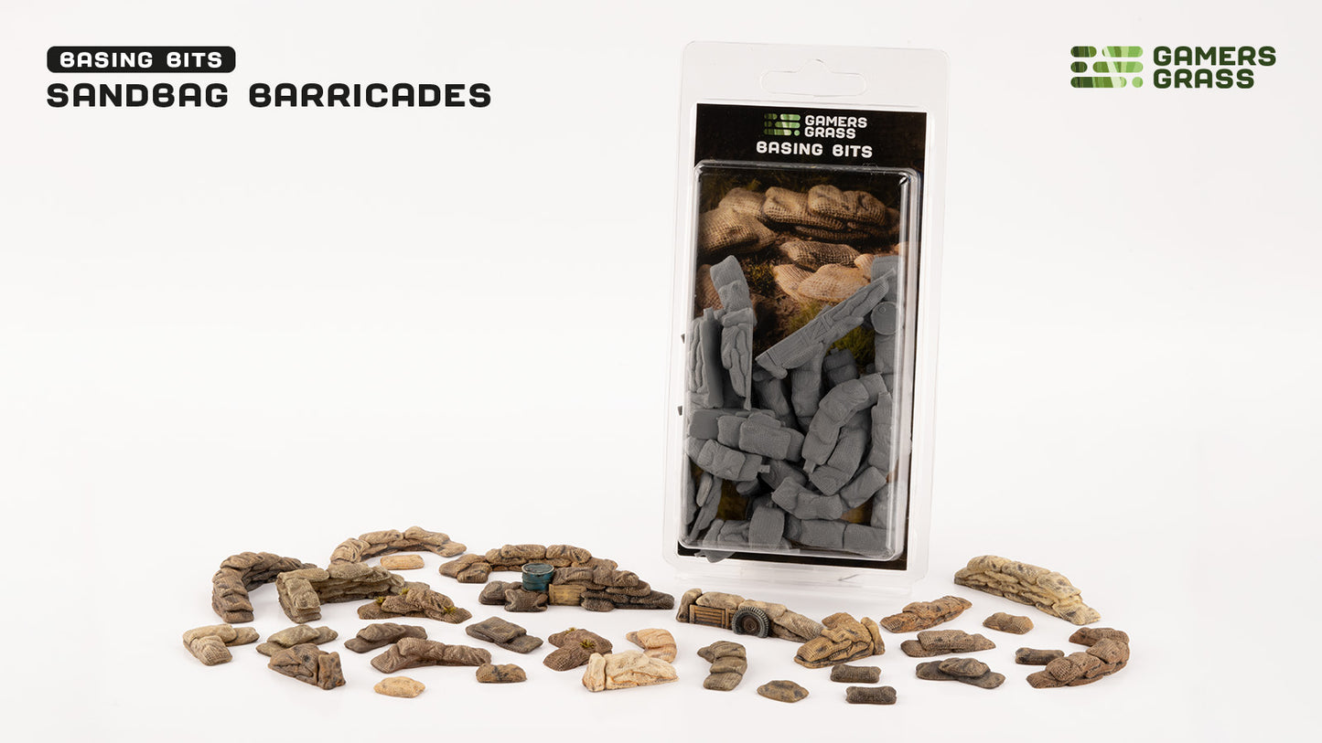 Gamers Grass - Basing Bits - Sandbag Barricades