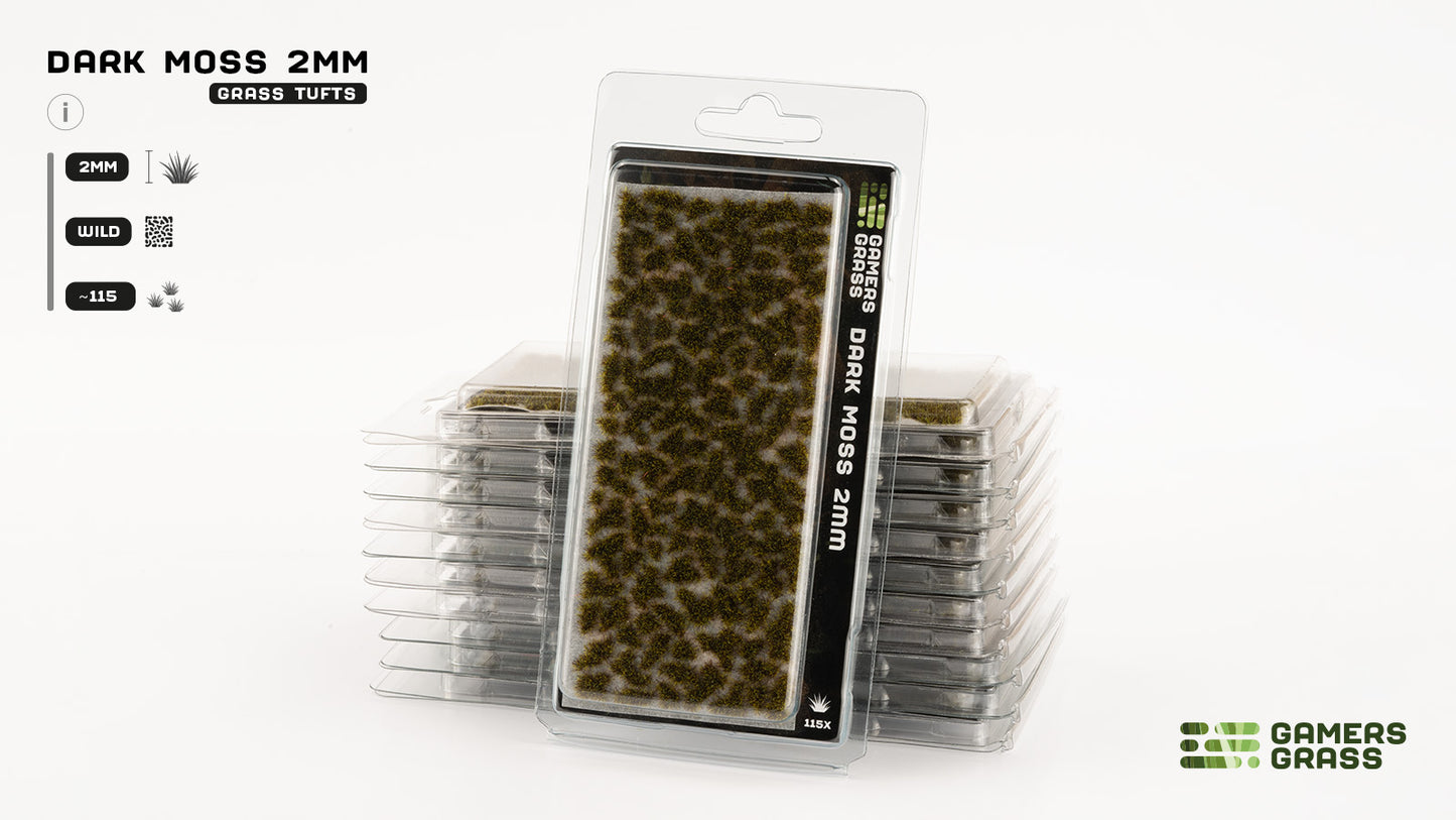 Gamers Grass - Dark Moss Tufts 2mm