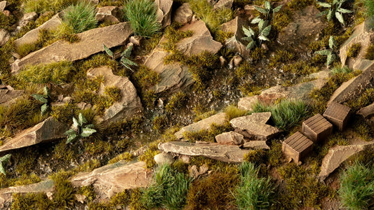 Gamers Grass - Dark Moss Tufts 2mm