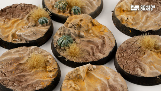 Gamers Grass - Battle Ready Bases - Deserts of Maahl - Round 32mm