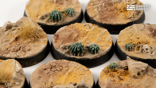 Gamers Grass - Battle Ready Bases - Deserts of Maahl - Round 28mm