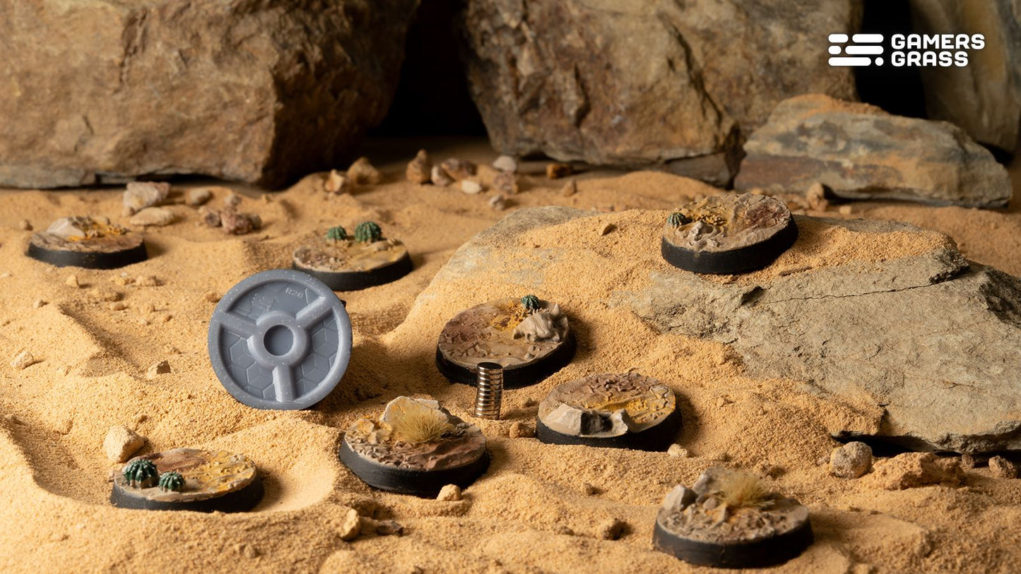 Gamers Grass - Battle Ready Bases - Deserts of Maahl - Round 28mm