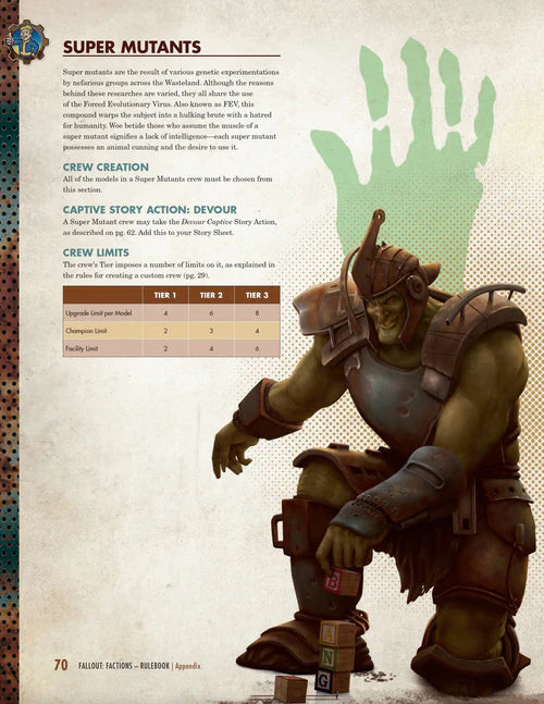 Modiphius Entertainment - Fallout: Factions - Core Rulebook