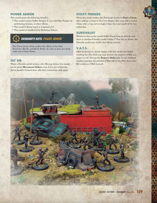 Modiphius Entertainment - Fallout: Factions - Core Rulebook