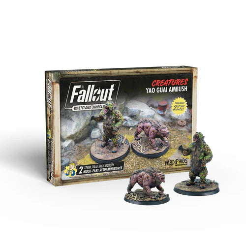 Modiphius Entertainment - Fallout: Wasteland Warfare - Creatures: Yao Guai Ambush