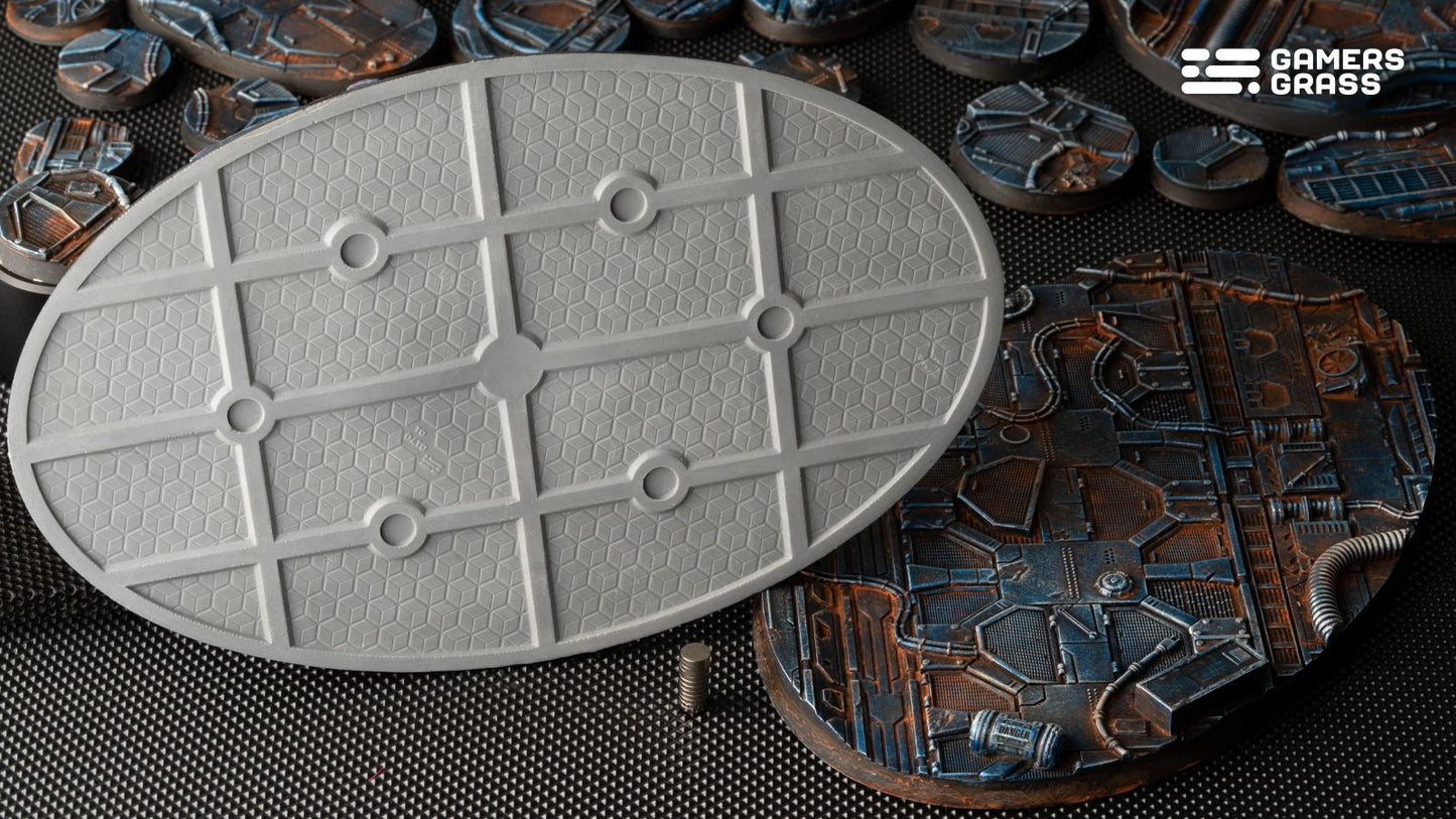 Gamers Grass - Battle Ready Bases - Spaceship Corridor - Oval 170mm