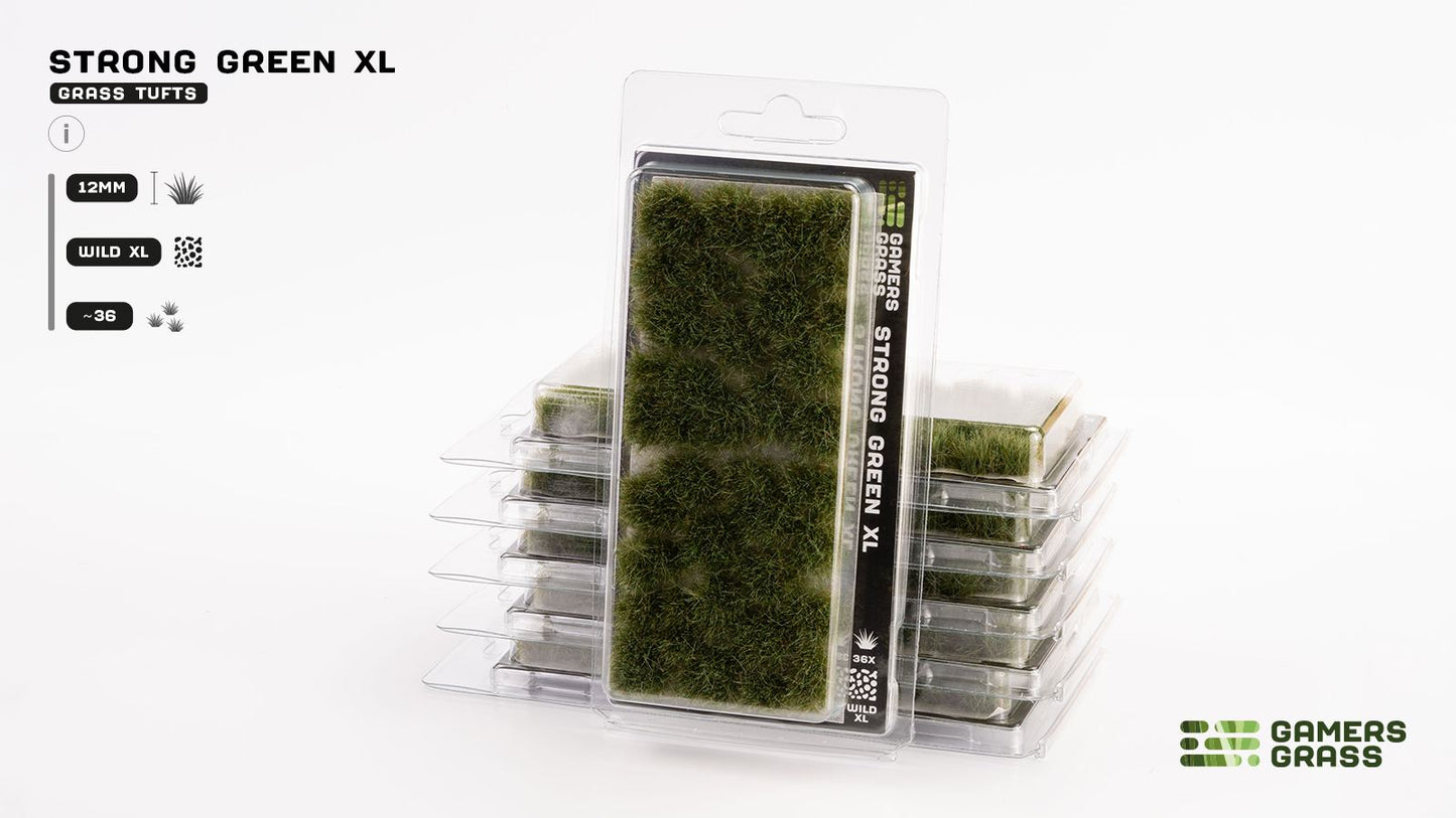 Gamers Grass - Strong Green Tufts 12mm
