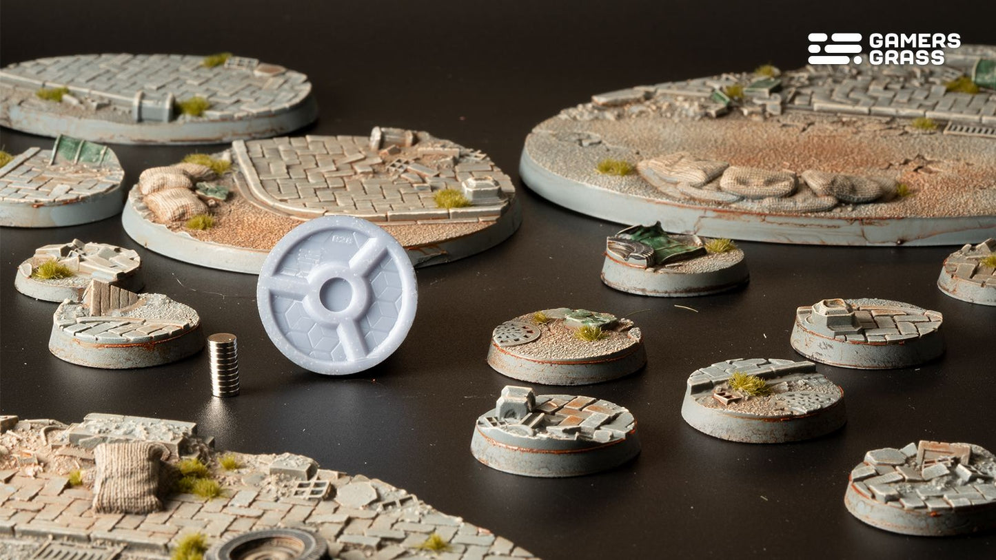 Gamers Grass - Battle Ready Bases - Urban - Round 28mm