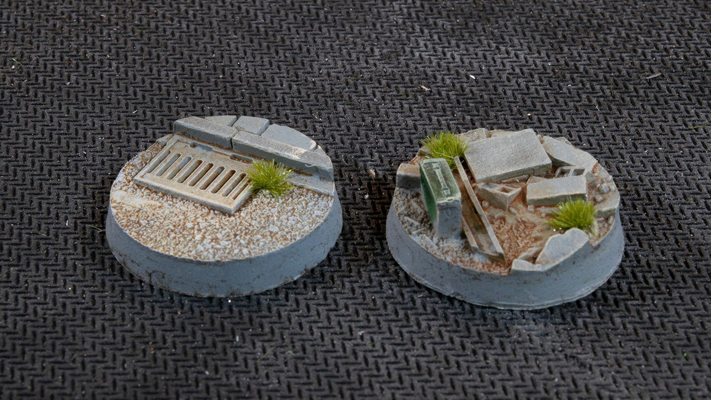 Gamers Grass - Battle Ready Bases - Urban - Round 25mm