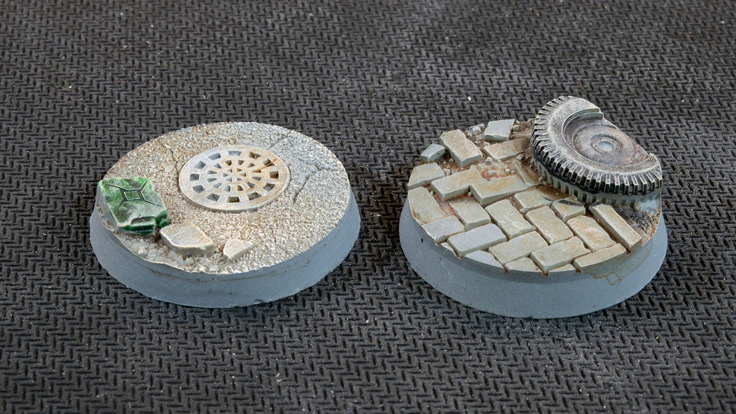 Gamers Grass - Battle Ready Bases - Urban - Round 32mm