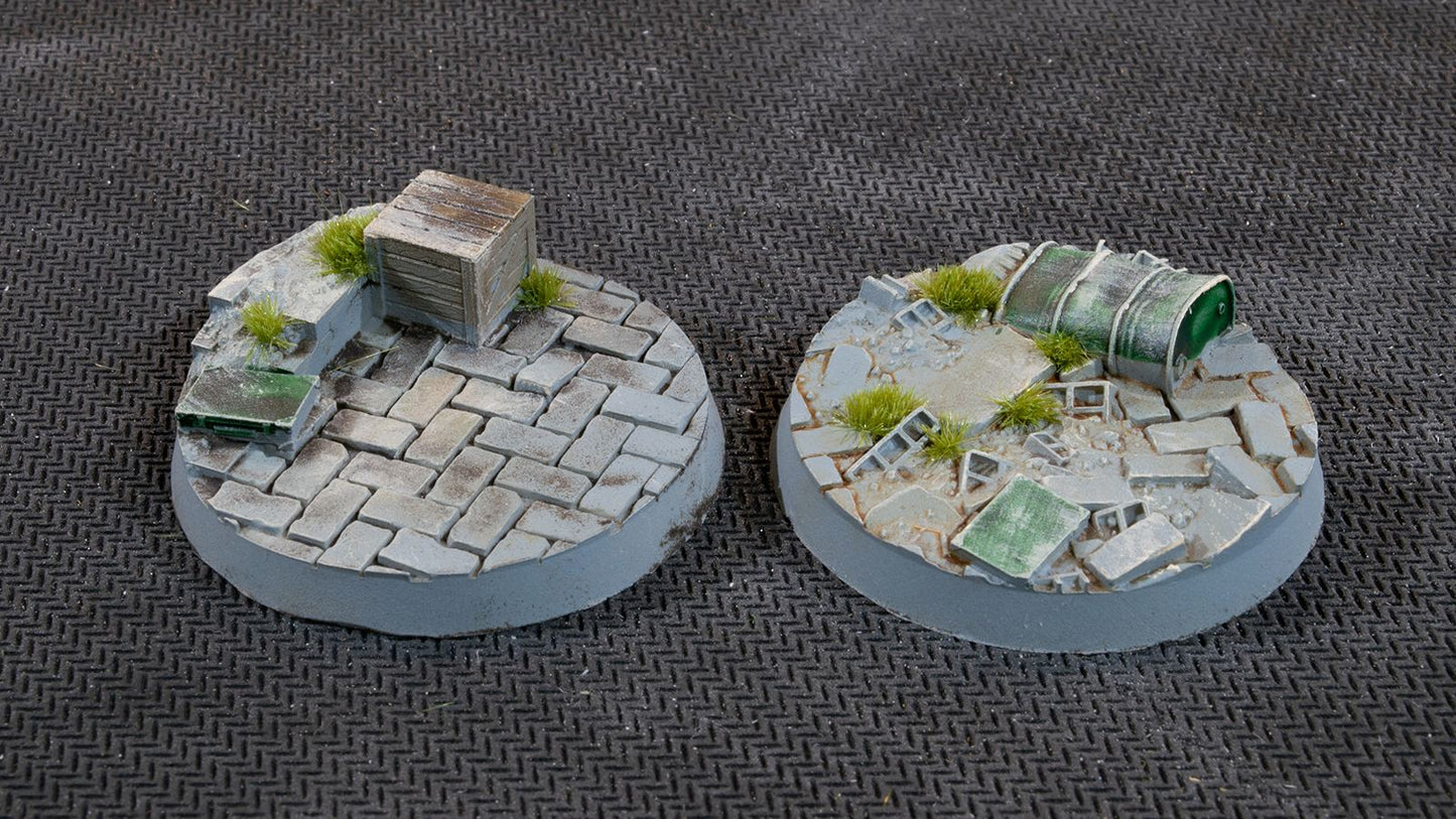 Gamers Grass - Battle Ready Bases - Urban - Round 40mm