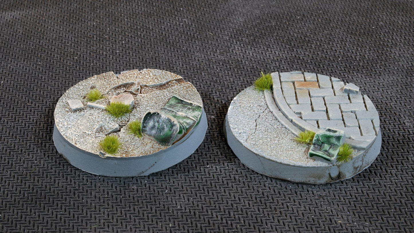 Gamers Grass - Battle Ready Bases - Urban - Round 40mm