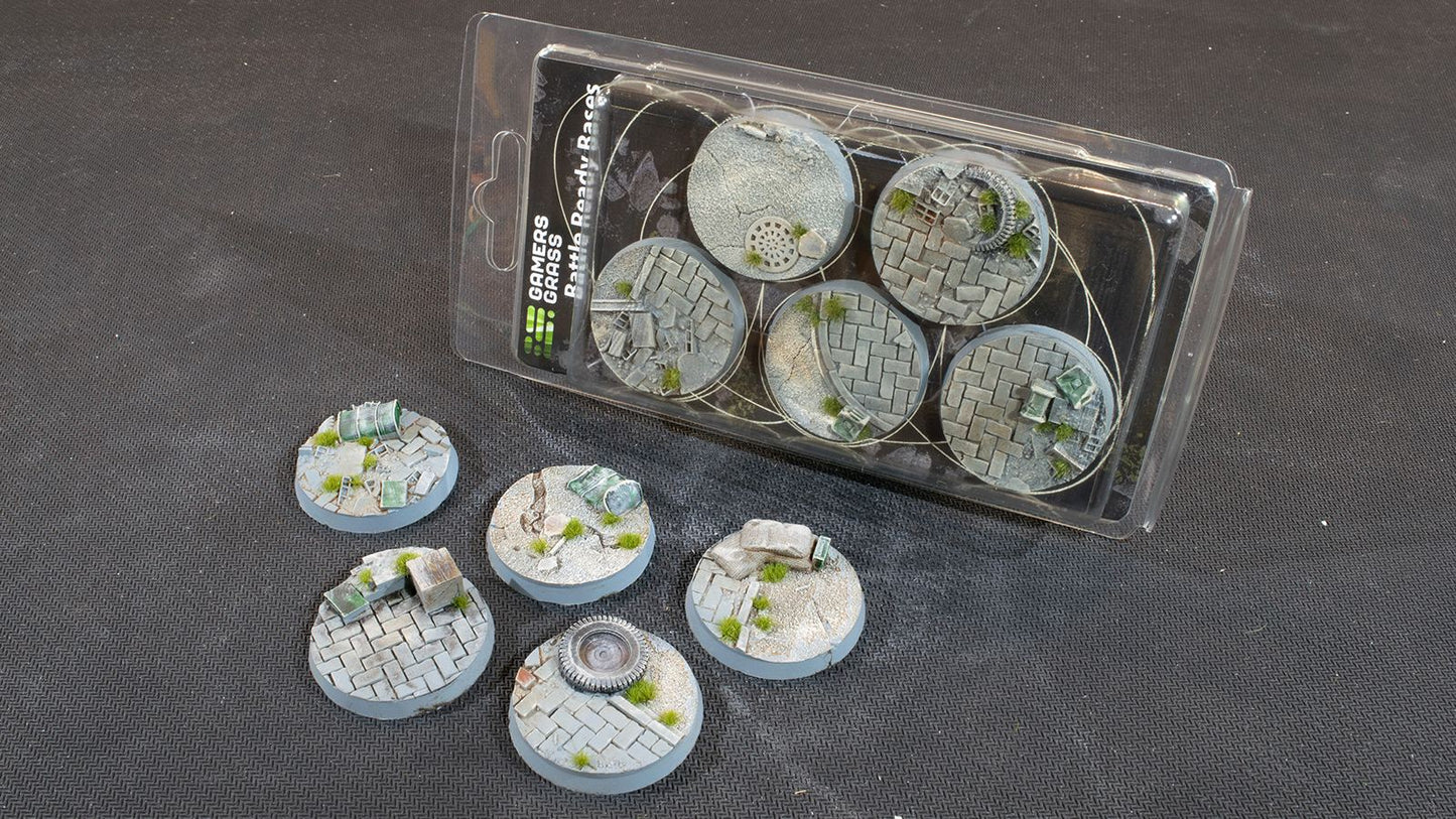 Gamers Grass - Battle Ready Bases - Urban - Round 40mm