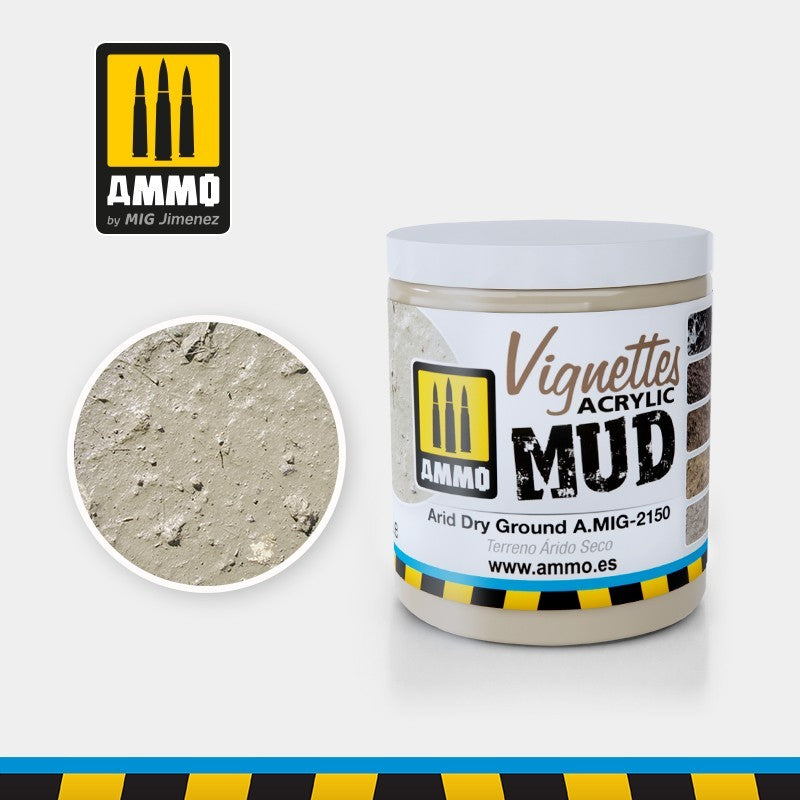 AMMO by MIG - VIGNETTES - Arid Dry Ground - Texture Effect