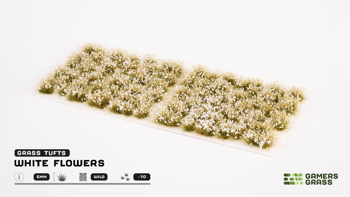 Gamers Grass - White Flower Tufts