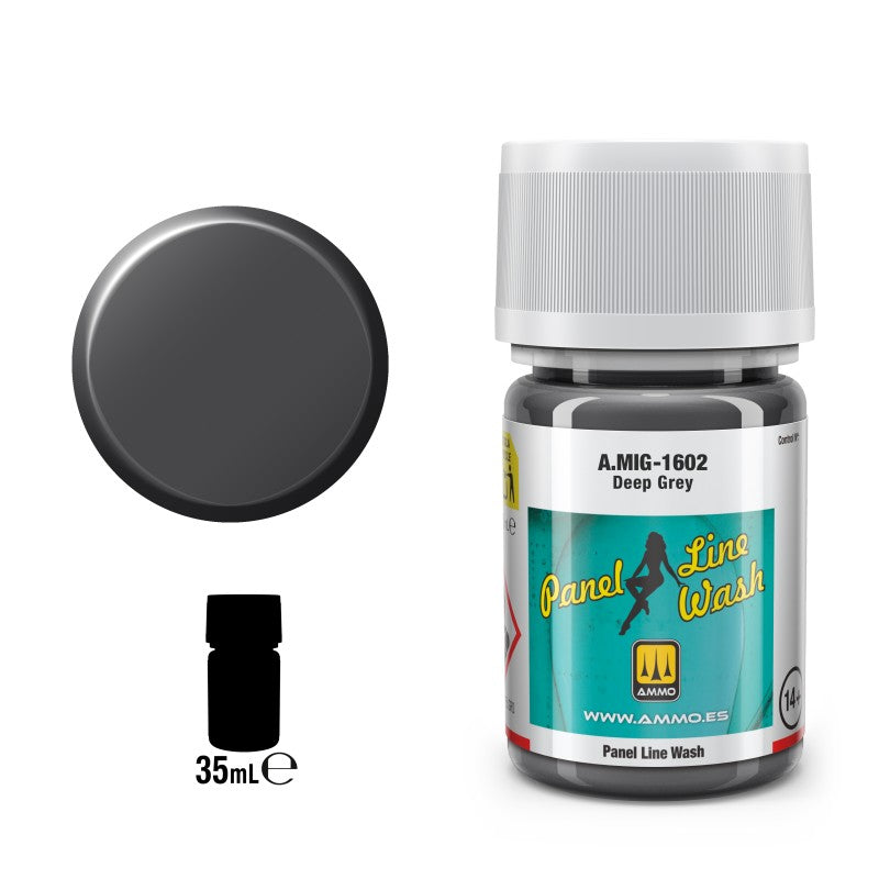 AMMO by MIG - Enamel Line Wash PLW - Deep Grey 35ml