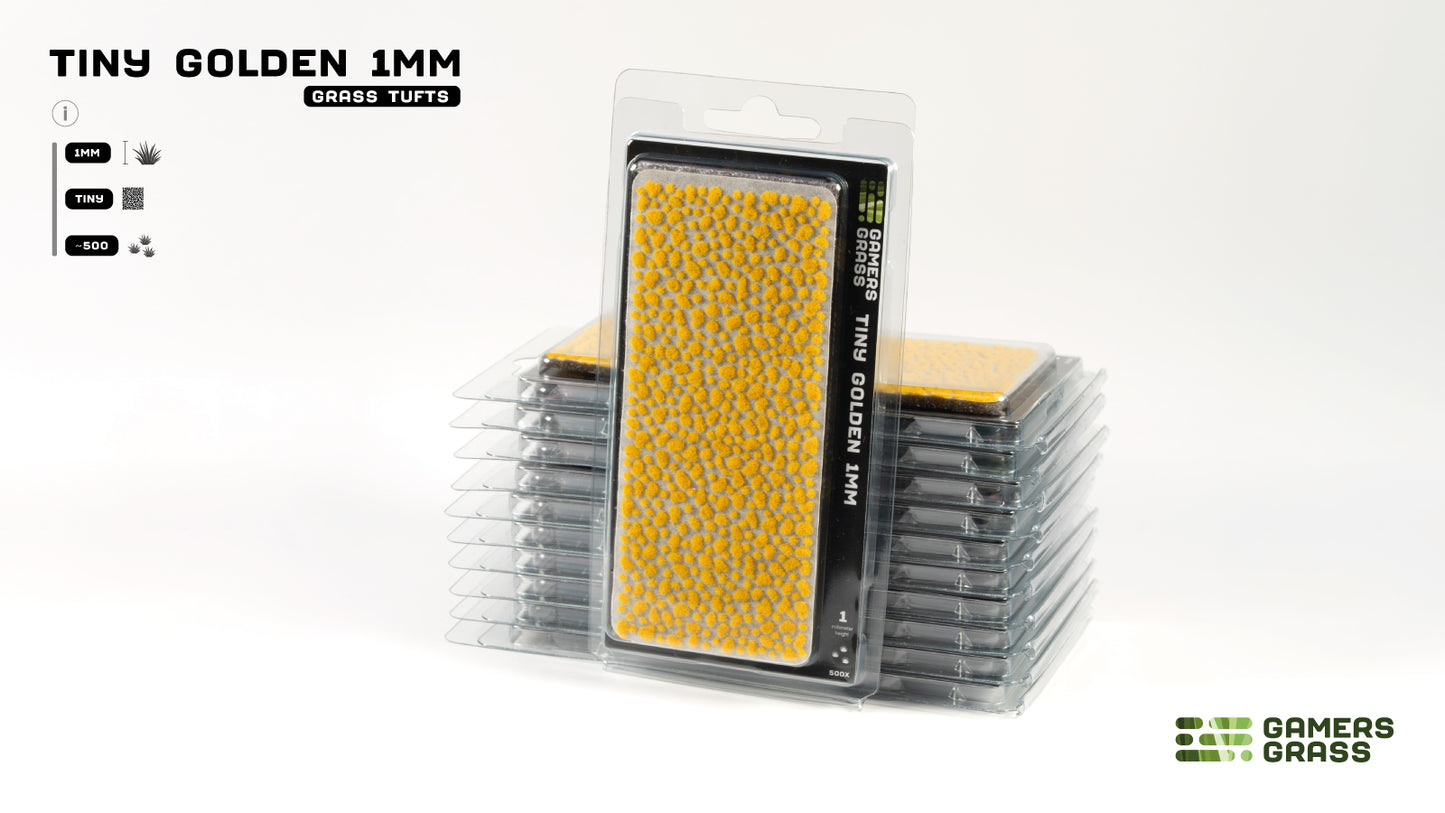 PRE-ORDER - Gamers Grass - Tiny Tufts - Golden 1mm