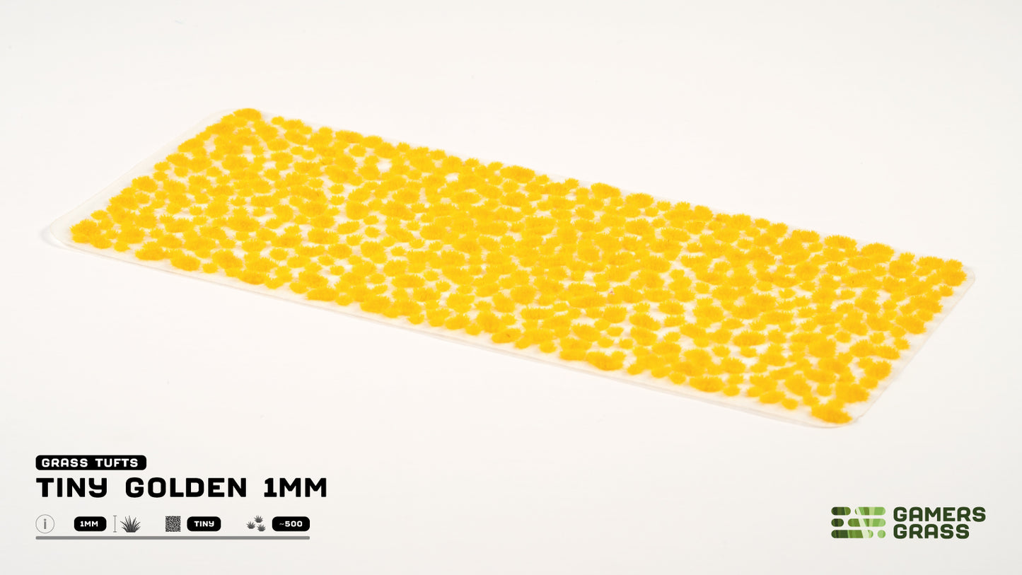 PRE-ORDER - Gamers Grass - Tiny Tufts - Golden 1mm