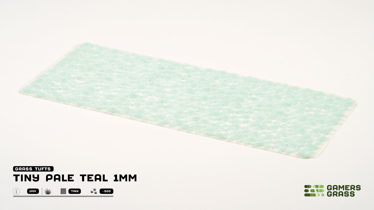 PRE-ORDER - Gamers Grass - Tiny Tufts -  Pale Teal 1mm