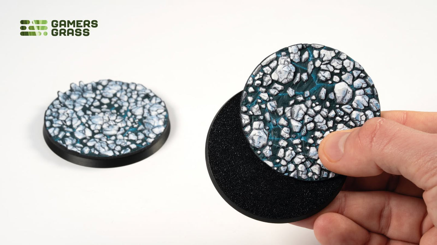 PRE-ORDER - Gamers Grass - Battle Ready Topper - Frost Lake 60mm