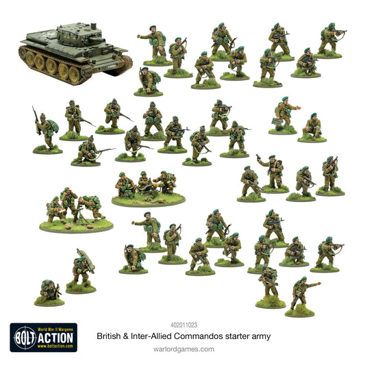 Warlord Games - Bolt Action - British & Inter-Allied Commandos Starter Army
